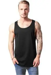 Produktbild: Urban Classics Herren Jersey Big Tank Sporttop, Schwarz, XL EU