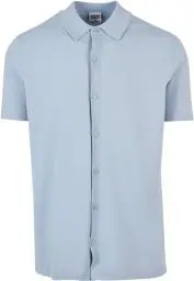 Produktbild: Urban Classics Herren Knitted Shirt Hemd, summerblue, S