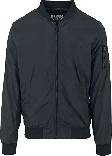 Produktbild: Urban Classics Herren Bomber Jacke, Schwarz, L
