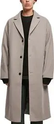 Produktbild: Urban Classics Herren Long Coat Mantel, wolfgrey, XL