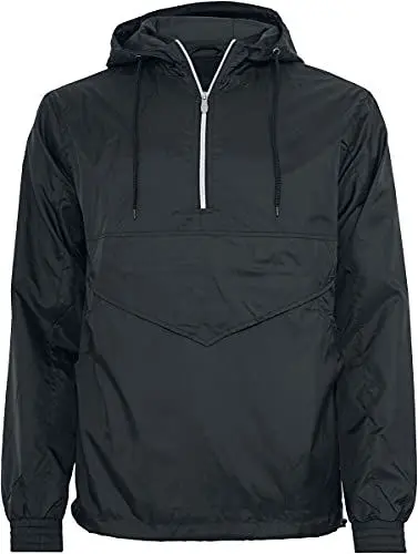 Produktbild: Urban Classics TB1019 Herren Jacke Pull Over Windbreaker, Gr. X-Large, Schwarz (black 7)