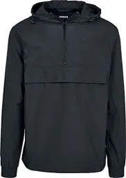 Produktbild: Urban Classics Herren Basic Pull Over Jacket Jacke, Schwarz, 4XL EU