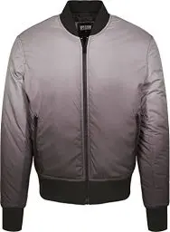 Produktbild: Urban Classics Herren TB3144-Gradient Bomber Jacket Bomberjacke, Mehrfarbig (Blk/Gry 00029), S