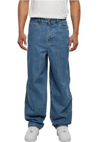 Produktbild: Urban Classics Herren Hose 90‘s Jeans Light Blue Washed 36
