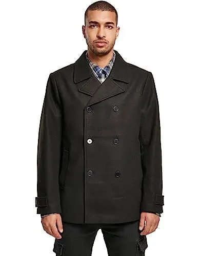 Produktbild: Urban Classics Herren TB4494-Classic PEA Coat Jacke, Black, XL