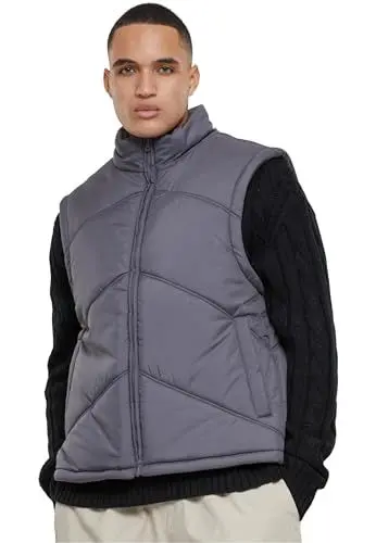 Produktbild: Urban Classics Herren TB6334-Arrow Puffer Vest Weste, darkshadow, 5XL