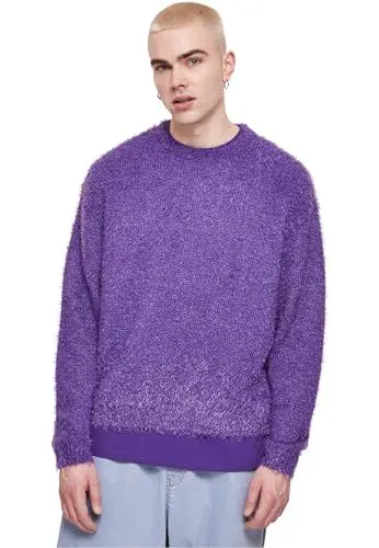 Produktbild: Urban Classics Herren TB6337-Feather Sweater Sweatshirt, realviolet, 5XL