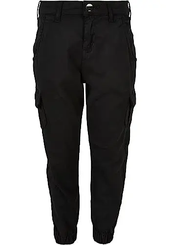 Produktbild: Urban Classics Mädchen Hose Girls High Waist Cargo Pants Black 146/152