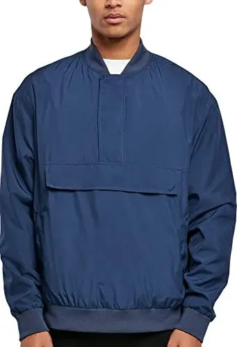 Produktbild: Urban Classics Men's TB4971-Pullover Bomber Jacket Jacke, darkblue, 5XL