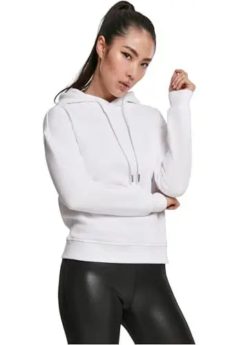 Produktbild: Urban Classics TB1524 Damen Kapuzenpullover Ladies Hoodie, Weiß (white 220), X-Small