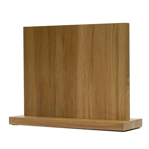Produktbild: Urban Deco Messerblock Magnetisch - Hochwertiger Acacia Messerhalter Ohne Messer, Starker Magnet, Anti-Rutsch-Fuß