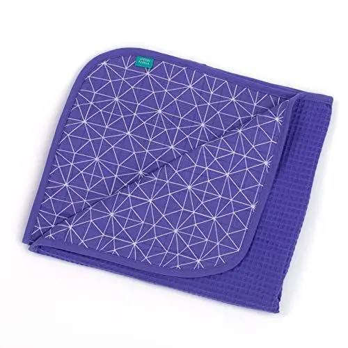 Produktbild: Urban Kanga Babydecke 2 Lagige Kinderwagen-Decke aus 100% Baumwolle 100 X 70 cm (Iris Geo)