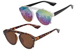 Produktbild: UrbanSky Sonnenbrille „David“ - 2er-Pack Sonnenbrille Herren (Cool)