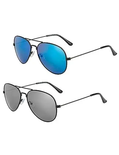 Produktbild: UrbanSky Sonnenbrille für Herren 2er-Pack, klassische Modelle (Encounter)
