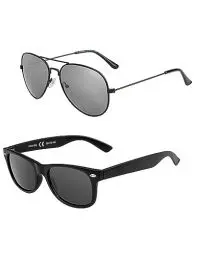 Produktbild: UrbanSky Sonnenbrille für Herren 2er-Pack, klassische Modelle (Gravitation)