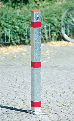 Produktbild: urbanus AS-125 Sperrpfosten STA Silber kippbar,z.Aufdübeln