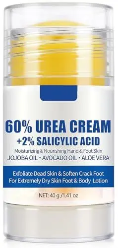 Produktbild: Urea Cream 60 Percent for Feet, Fusscreme Sehr Trockene Füsse, schrundensalbe füße, schnell einziehende Leistungsstarke Feuchtigkeitscreme für Trockene, Rissige Füße, Anti Hornhaut