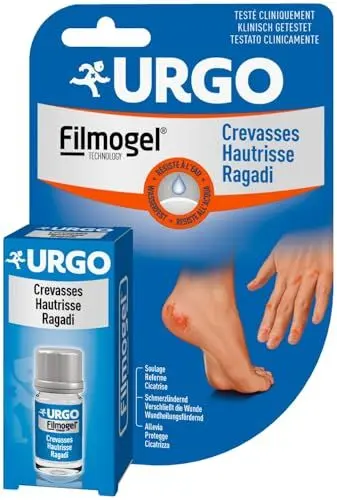 Produktbild: URGO HAUTRISSE Filmogel® : Flüssigpflaster zur Behandlung von Hautrissen, Fissuren und Schrunden an den Händen und Füßen, ab 3 Jahren