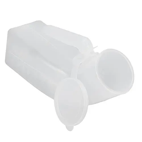 Produktbild: Urinale für Männer, Tragbares Urinal für Männer, Auslaufsicher, Männliche Urinflasche, Auslaufsicher, 1000 Ml, Große Urinflasche für ältere Menschen mit Abnehmbarem Deckel für die Urinsammlung und Rei