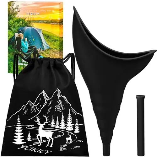 Produktbild: Urinella für Frauen Camping Zubehör Reise Gadgets Wandern Geschenke für Frauen, Outdoor Urinal Frauen Urinbeutel für Unterwegs Campingtoilette Trichter, Pinkelhilfe für Frauen Toiletten Urinflasche