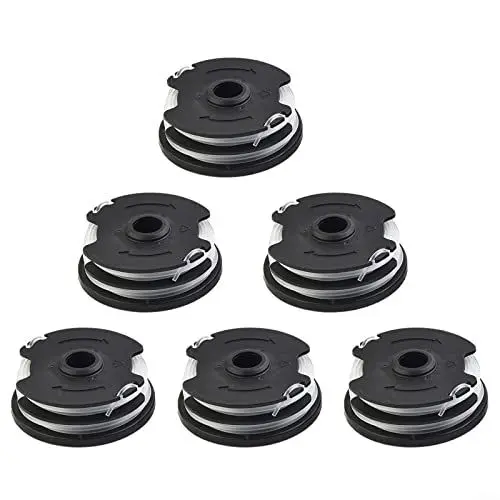 Produktbild: URPIZY 6 Stück Rasentrimmerspule Ersatz 6m lang Ø 1,5mm für Greenworks G40lt G40lt30 21107 Rasentrimmer Rasentrimmer Spule Ersatz