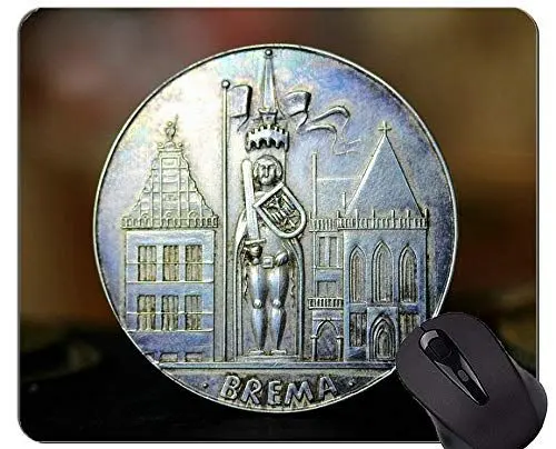 Produktbild: ursprüngliche Mausunterlage, Geld-Bremen-Bargeld-rutschfeste Gummibasis Mousepad