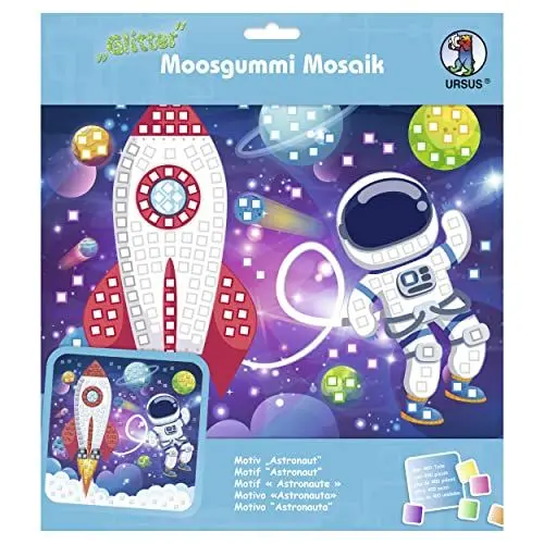 Produktbild: Ursus 8420019 - Glitter Moosgummi Mosaik-Bild 