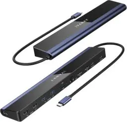 Produktbild: USB C Docking Station Dual Monitor 4K@60Hz - iVANKY 12-in-1 Laptop Dockingstation mit 2 × HDMI 3.0, 100W PD, 6 × USB, SD/TF, Ethernet, Thunderbolt 3/4 Hub für Windows/Lenovo/Dell/HP/ASUS/Surface usw.