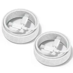 Produktbild: USB C Kabel 2Pack,2M iPhone 15 Ladekabel,USB C auf USB C Schnellladekabel Typ-C Ladekabel Für Apple iPhone 15/Plus/15 Pro/15 Pro Max, MacBook Pro Air, iPad Pro/Air,Samsung S23/S22/S21 Serie, Typ-C