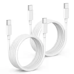Produktbild: USB C auf USB C Kabel 3M 2Pack, 60W iPhone 15 16 Ladekabel Schnellladekabel Typ für iPhone 16 Pro/16 Pro Max/15 Pro Max/15 Pro/15 Plus, MacBook Pro Air, iPad Pro/Air