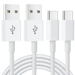 Produktbild: USB C Kabel ( 2Stück 1.8M ), USB Typ C Ladekabel Schnellladung für Samsung Galaxy S24 S23 S22 S21 S20 S10 S9 Note 10 9 8, iPhone 15 Pro, Google Pixel, Hawei, Xiaomi, OnePlus, Sony Xperia Controller