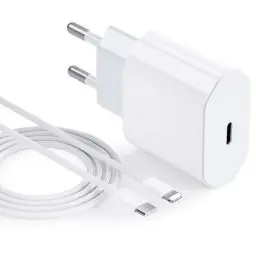 Produktbild: USB C Ladegerät für iPhone, 20W iPhone Schnellladegerät mit Ladekabel iPhone Schnellladekabel USB C 1M Schnellladegerät iPhone USB C kompatibel mit iPhone 14 13 12 11 X