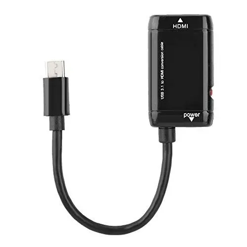 Produktbild: ciciglow USB C auf HDMI Adapter, USB 3.1 Typ-C Port auf HDMI Buchse Adapter USB 3.1 Kabel für MHL Android Phone Tablet