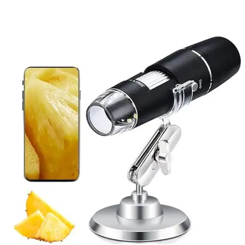 Produktbild: USB Digital Mikroskop - XRR Handheld 50-1000x WiFi Mikroskop, Vergrößerung Endoskop Kamera 8 LED Mini Videokamera für Android-Telefon,Windows 7/8/10 Mac Linux