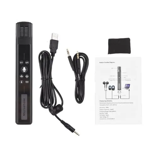 Produktbild: USB Microfon Professional Metal Capacitive Recording Mic mit 4 polaren Mustern, die Wireless Remote 3D -Surround -Sound für Gaming -Podcast -Streaming -Konferenz für die (ohne Stativ)