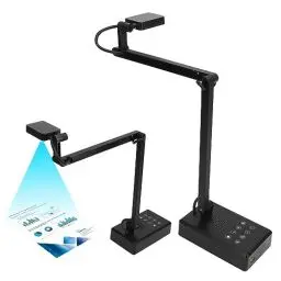 Produktbild: USB Overhead Projektor, 4K 16 MP Dokumenten Overhead Kamera, Orcam Webcam Zum Lesen von Dokumenten, Einstellbarer Winkel für OS X für Windows für OBS für Android für Lehrer