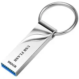 Produktbild: USB Stick USB 3.0 Speicherstick Wasserdicht USB-Flash-Laufwerk mit Schlüsselanhänger USB-Stick für Computer, Tablets
