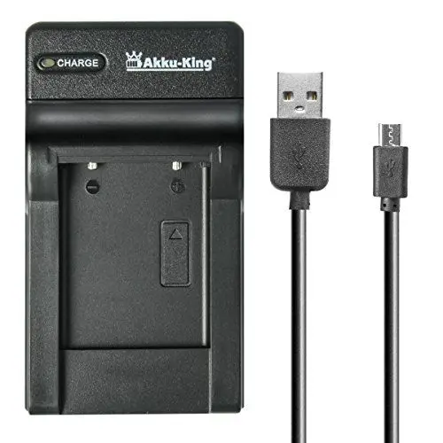 Produktbild: USB-Akku-Ladegerät kompatibel mit Pentax D-Li109