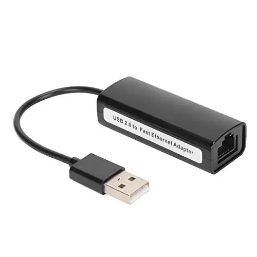 Produktbild: USB-auf-Ethernet-Adapter, USB auf 10 100 Mbit/s Plug-and-Play-Kabel-LAN-Netzwerkadapter für Switch für Windows für OS X