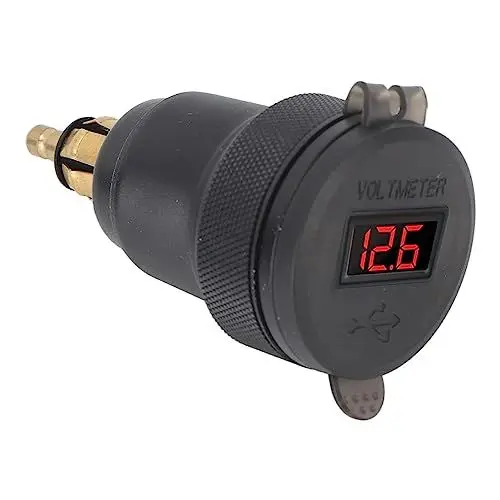 Produktbild: Auto-Netzteil, 5 V, 3 A, 9 V, Pisa-Schieferturm, Typ USB Qc3.0, PD-Anschluss, Aluminiumlegierung, Auto-Ladegerät-Adapter (Rot)