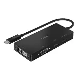 Produktbild: USB-C Video Adapter (HDMI, VGA, DVI, DISPLAYPORT), BLK