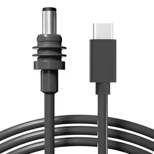 Produktbild: USB-C-zu-DC-Stromkabel, 18 AWG Satelliten-USB-C-zu-DC-Stromverlängerungskabel, Wasserbeständiges P68-Satellitenstrom-Ladekabel für den Innen- und Außenbereich (1 m/3,28 ft)