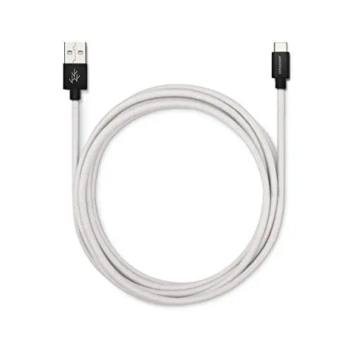 Produktbild: usbepower - Cosmo - 1M Silikonball-Ladekabel - USB-C - Weiß
