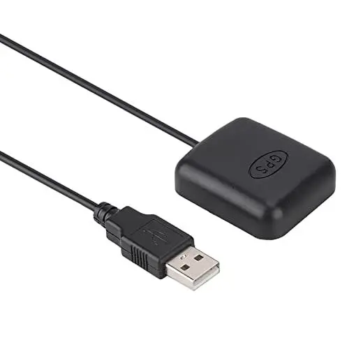 Produktbild: USB-GPS-Empfängerantenne, Wasserdicht, Aktives GPS-Navigationssystem. Diese Antenne Lässt Sich Problemlos Einbauen und Verfügt über eine Magnetische Basis, die an Jedem