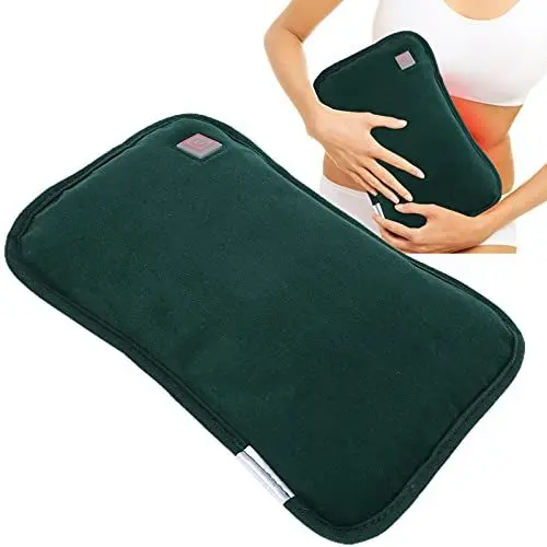 Produktbild: USB-Heizung Taschenwärmer, Handwärmer Wiederverwendbares Elektrisches Heizkissen USB-Plug-In Handwärmer-Taschenbeutel Winter für Männer Frauen(Dunkelgrün)