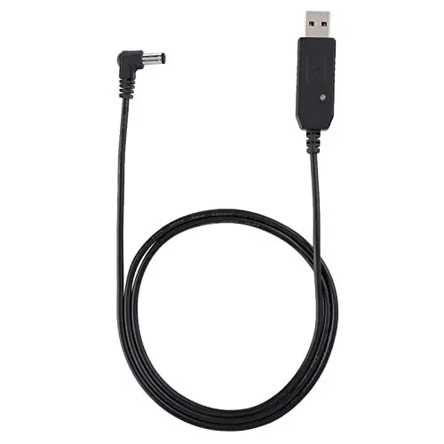 Produktbild: USB-Ladekabel (9-10,8 V) für Baofeng UV-5R UV-82 BF-F8HP UV-82HP UV-9R Plus, Ladeadapter, PC, Auto-USB-Anschluss