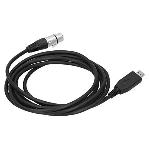 Produktbild: USB-Mikrofonkabel, USB-Stecker auf XLR-Buchse Plug-Play-Mikrofonanschluss Kabel, Studio-Audiokabelanschluss für die (#2)