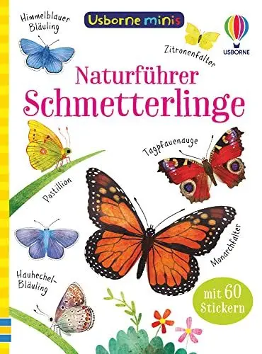 Produktbild: Usborne Minis Naturführer: Schmetterlinge (Usborne-Minis-Reihe)