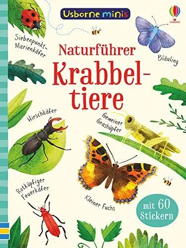 Produktbild: Usborne Minis - Naturführer: Krabbeltiere: Mit 60 Stickern (Usborne-Minis-Reihe)