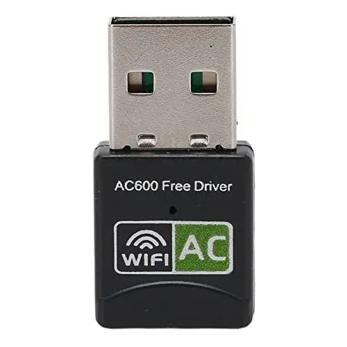 Produktbild: USB-WLAN-Adapter für PC, 600 Mbit/s Dualband 2,4 G 5,8 G WLAN-Netzwerkadapter, Unterstützt AP-Modus IEEE 802.11g, WLAN-Dongle für Laptop-Desktop-PC